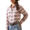 Ariat Kaycee Classic Damen Langarm Shirt -Reitbekleidung Verkaufsgeschäft 345750 LRE 01