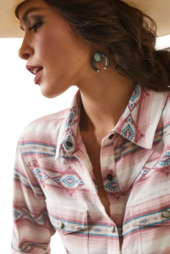 Ariat Kaycee Classic Damen Langarm Shirt -Reitbekleidung Verkaufsgeschäft 345750 LRE 03