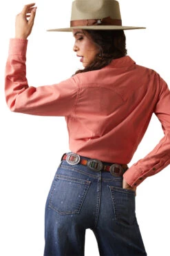 Ariat Real Jurlington Snap Damen Langarmshirt -Reitbekleidung Verkaufsgeschäft 345755 BRE 04