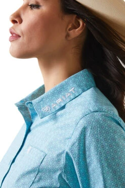 Ariat Team Kirby Damen Stretch Longsleeve Shirt -Reitbekleidung Verkaufsgeschäft 345757 LB 04