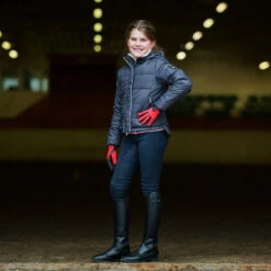 Horze Daniela Vollbesatzreithose Für Kinder Und Silikon Grip -Reitbekleidung Verkaufsgeschäft 36038 VDB LLPU 3