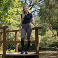 Horze Desiree Reithose Mit Vollbesatz Für Damen Mit Silikon Grip Und Gürtelschlaufen -Reitbekleidung Verkaufsgeschäft 36055 CRDG 7