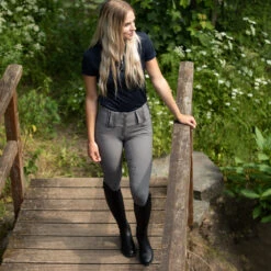 Horze Desiree Reithose Mit Vollbesatz Für Damen Mit Silikon Grip Und Gürtelschlaufen -Reitbekleidung Verkaufsgeschäft 36055 CRDG 9