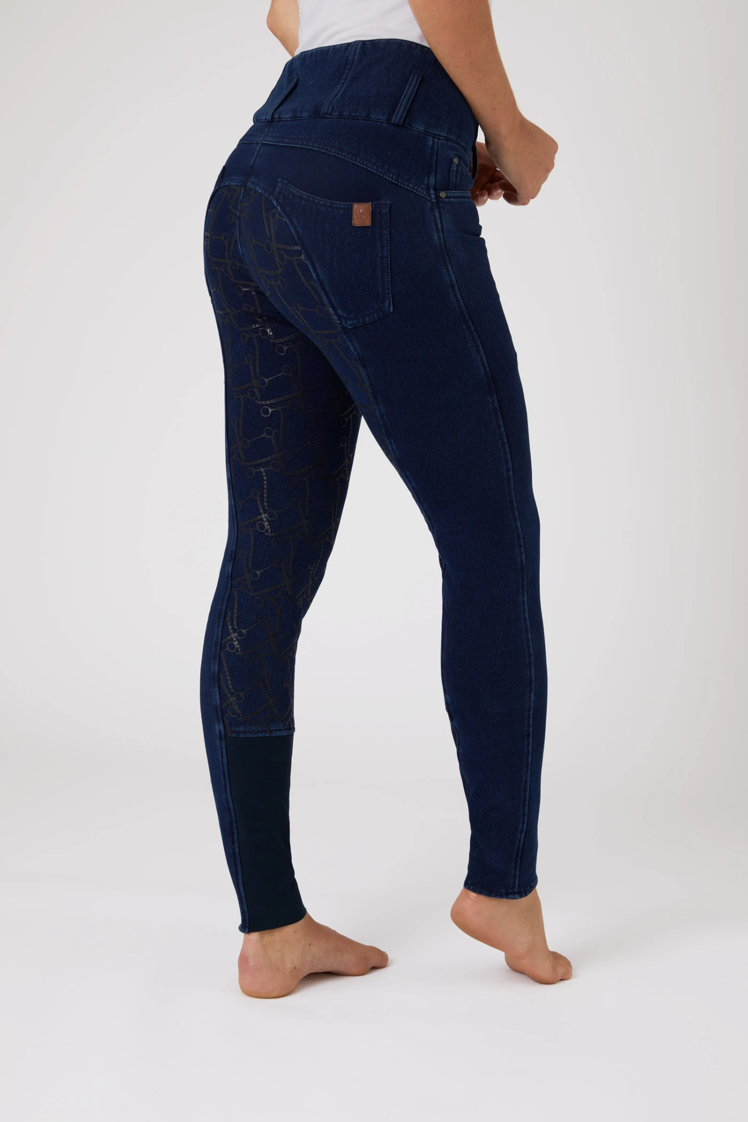 Horze Kacy Damen Jeans Thermoreithose Mit Vollbesatz 4 Horze Kacy Damen Jeans Thermoreithose Mit Vollbesatz – Bild 2