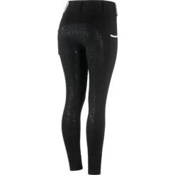 Horze Lucinda Damen Reitleggings Mit Vollbesatz Mit Hohem Bund -Reitbekleidung Verkaufsgeschäft 36075 BL 3