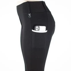 Horze Lucinda Damen Reitleggings Mit Vollbesatz Mit Hohem Bund -Reitbekleidung Verkaufsgeschäft 36075 BL 4