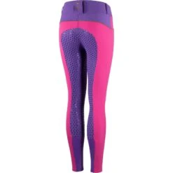Horze Aubrey Kinder Reithose Mit Vollbesatz Mit Silikon Und Hohem Bund -Reitbekleidung Verkaufsgeschäft 36084 BPI GDPU 3