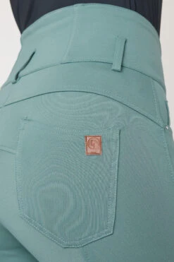 Horze Tara Damen Reithose Mit Kniebesatz Und Hohem Bund -Reitbekleidung Verkaufsgeschäft 36092 alb 05