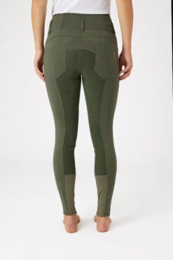 Horze Tara Damen Reithose Mit Vollbesatz Mit Hohem Bund -Reitbekleidung Verkaufsgeschäft 36093 BKGR 4