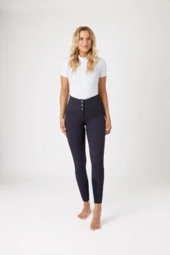 Horze Desiree Damen Reithose Mit Silikonvollbesatz Und Hohem Bund -Reitbekleidung Verkaufsgeschäft 36605 VDB 3