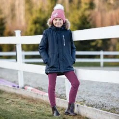Horze Active Kinder Winter Reitleggings Mit Silikonvollbesatz -Reitbekleidung Verkaufsgeschäft 36611 ATPU 6