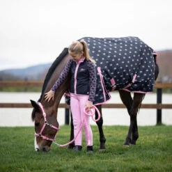 Horze Active Kinder Winter Reitleggings Mit Silikonvollbesatz -Reitbekleidung Verkaufsgeschäft 36611 LLPU 2