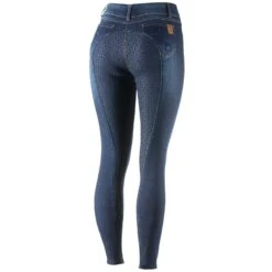 Horze Kaia Damen Reithose Aus Vollbesatz In Jeansoptik Mit Silikon Grip Und Hohem Bund 21 Horze Kaia Damen Reithose Aus Vollbesatz In Jeansoptik Mit Silikon Grip Und Hohem Bund -Reitbekleidung Verkaufsgeschäft 36656 DB 3