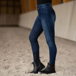 Horze Kaia Damen Reithose Aus Vollbesatz In Jeansoptik Mit Silikon Grip Und Hohem Bund 24 Horze Kaia Damen Reithose Aus Vollbesatz In Jeansoptik Mit Silikon Grip Und Hohem Bund -Reitbekleidung Verkaufsgeschäft 36656 DB 6