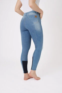Horze Kaia Damen Reithose Aus Vollbesatz In Jeansoptik Mit Silikon Grip Und Hohem Bund 30 Horze Kaia Damen Reithose Aus Vollbesatz In Jeansoptik Mit Silikon Grip Und Hohem Bund -Reitbekleidung Verkaufsgeschäft 36656 ldb 02