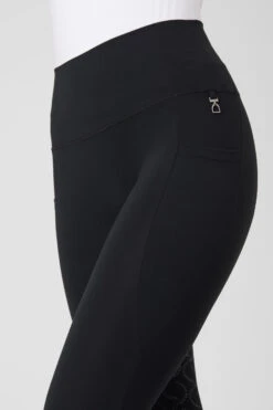 Horze Gillian Damen Reitleggings Aus Kompressionsmaterial Mit Vollbesatz -Reitbekleidung Verkaufsgeschäft 36673 BL 5