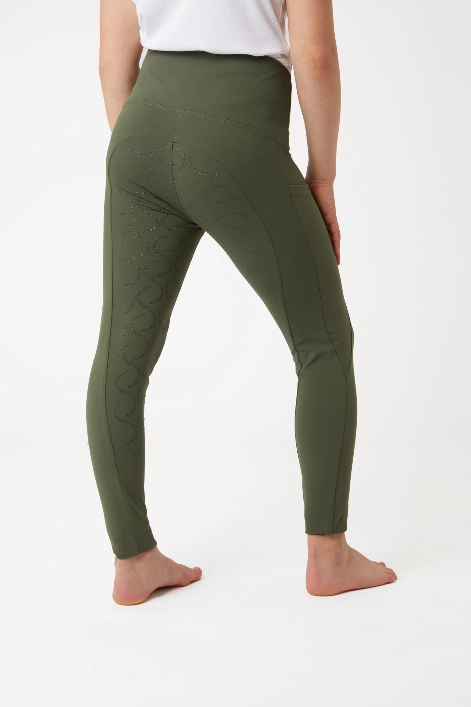 Horze Gillian Kinder Kompressionsreitleggings Mit Vollbesatz 4 Horze Gillian Kinder Kompressionsreitleggings Mit Vollbesatz – Bild 2