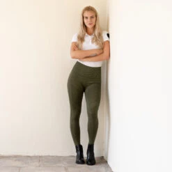 Horze Vanessa Reitleggings Mit Vollbesatz, Nahtlos In Jeansoptik -Reitbekleidung Verkaufsgeschäft 36677 DLGR 6