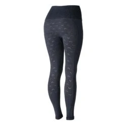 Horze Vanessa Reitleggings Mit Vollbesatz, Nahtlos In Jeansoptik -Reitbekleidung Verkaufsgeschäft 36677 DNB 3