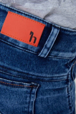 Horze Allison Kinder Jeansreithose Mit Silikonvollbesatz -Reitbekleidung Verkaufsgeschäft 36683 LDB 4