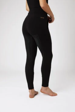 Horze Remy Damen Reitleggings Aus Biobaumwolle -Reitbekleidung Verkaufsgeschäft 36686 BL 2