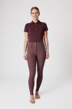 Horze Andrea Kniebesatzreithose Mit Hohem Bund Für Damen -Reitbekleidung Verkaufsgeschäft 36690 RMBU 3