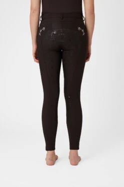 Horze Kaitlin Damen Vollbesatzreithose Mit Blumendetail -Reitbekleidung Verkaufsgeschäft 36705 AFBR 4