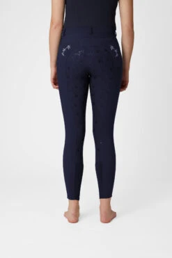 Horze Kaitlin Damen Vollbesatzreithose Mit Blumendetail -Reitbekleidung Verkaufsgeschäft 36705 PDB 4
