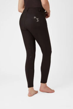 Horze Kaitlin Damen Kniebesatzreithose Mit Blumendetail 23 Horze Kaitlin Damen Kniebesatzreithose Mit Blumendetail -Reitbekleidung Verkaufsgeschäft 36706 AFBR 2