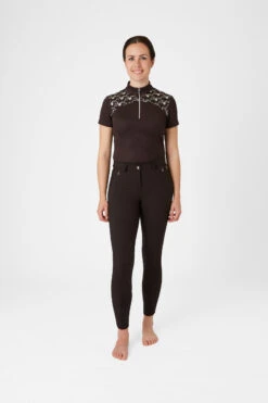 Horze Kaitlin Damen Kniebesatzreithose Mit Blumendetail 24 Horze Kaitlin Damen Kniebesatzreithose Mit Blumendetail -Reitbekleidung Verkaufsgeschäft 36706 AFBR 3