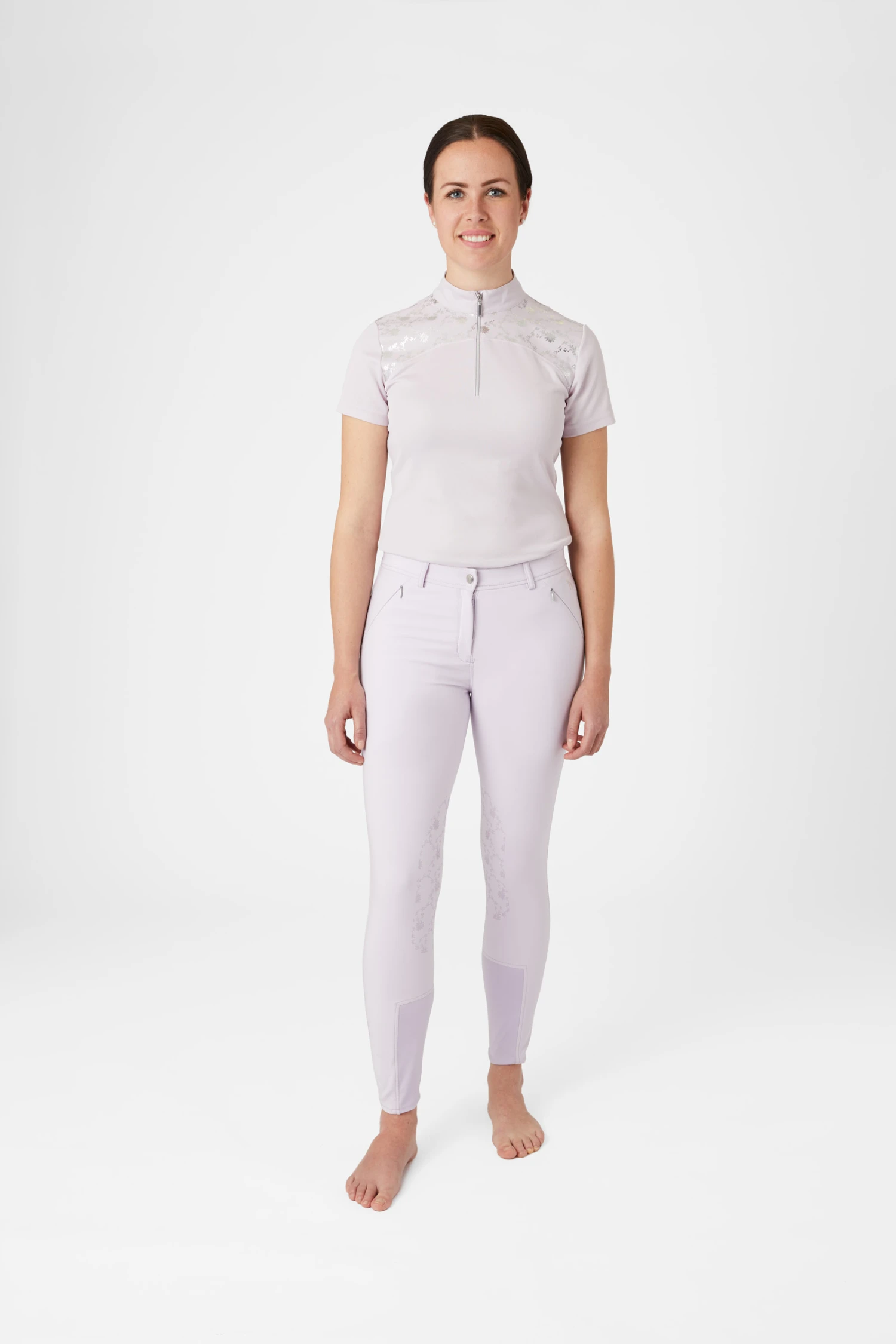 Horze Kaitlin Damen Kniebesatzreithose Mit Blumendetail 12 Horze Kaitlin Damen Kniebesatzreithose Mit Blumendetail – Bild 10