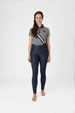 Horze Katia Jeans Look Vollbesatzreitleggings Für Damen -Reitbekleidung Verkaufsgeschäft 36711 db 03