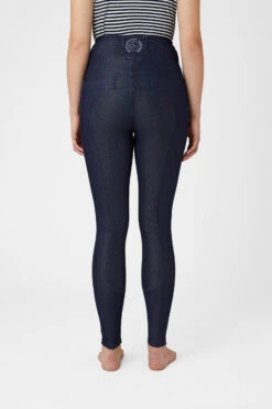 Horze Katia Jeans Look Vollbesatzreitleggings Für Damen -Reitbekleidung Verkaufsgeschäft 36711 db 04