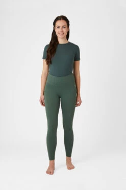 Horze Ginny Damen Reitleggings Mit Silikonvollbesatz Und Handytasche -Reitbekleidung Verkaufsgeschäft 36721 CLGR 3