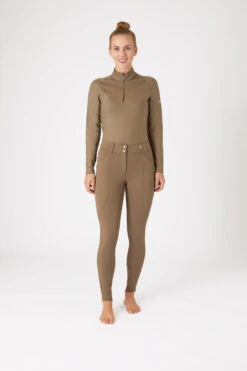 B Vertigo Davina Mittelhohe Kniebesatzreithose Mit Handytaschen Für Damen -Reitbekleidung Verkaufsgeschäft 36723 SBE 3