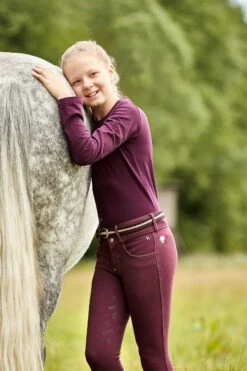 Horze Monster Vollbesatzreitleggings Für Kinder -Reitbekleidung Verkaufsgeschäft 36727 FPU 9