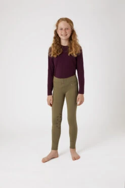 Horze Monster Kniebesatzreitleggings Für Kinder -Reitbekleidung Verkaufsgeschäft 36737 ntbr 03