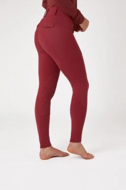 Horze Ingrid Damen Winter Reithose Mit Hohem Bund Und Kniebesatz -Reitbekleidung Verkaufsgeschäft 36743 MWRE 2