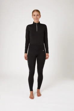 Horze Luminox Reflektiernde Vollbesatzreitleggings Für Damen -Reitbekleidung Verkaufsgeschäft 36748 BL 3