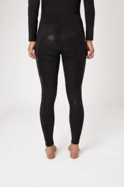 Horze Luminox Reflektiernde Vollbesatzreitleggings Für Damen -Reitbekleidung Verkaufsgeschäft 36748 BL 4