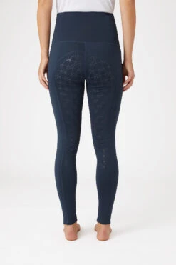 Horze Mette Damen Übergangsreitleggings Mit Vollbesatz Und Hohem Bund -Reitbekleidung Verkaufsgeschäft 36752 IKB 4