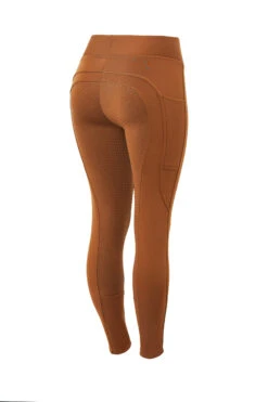 Horze Active Damen Winter Vollbesatzreitleggings Mit Handytasche