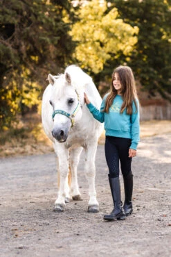 Horze Kaylee Kinder Vollbesatz Leggings -Reitbekleidung Verkaufsgeschäft 36787 590 07