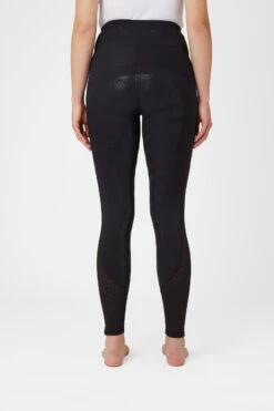 Horze Damen Reitleggings Mit Silikonvollbesatz Und Mesh Einsätzen -Reitbekleidung Verkaufsgeschäft 36907 BL 4