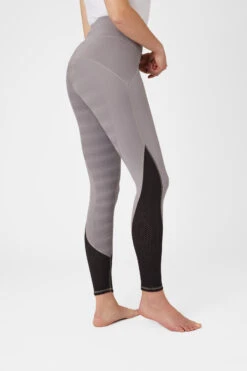 Horze Damen Reitleggings Mit Silikonvollbesatz Und Mesh Einsätzen -Reitbekleidung Verkaufsgeschäft 36907 ZN 2