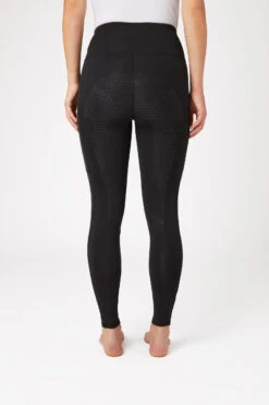 Horze Reitleggings Mit Silikonvollbesatz Und Kristalltaschen -Reitbekleidung Verkaufsgeschäft 36908 BL 4