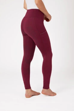 Horze Reitleggings Mit Silikonvollbesatz Und Kristalltaschen -Reitbekleidung Verkaufsgeschäft 36908 BRE 2