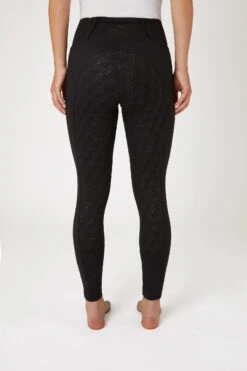 Horze Vollbesatzreitleggings Mit Roségoldenem Reißverschluss -Reitbekleidung Verkaufsgeschäft 36909 bl 04