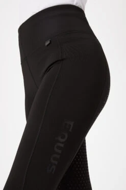 Horze Damen Vollbesatzreitleggings Mit Mesh-Beinabschlüssen -Reitbekleidung Verkaufsgeschäft 36910 bl 06