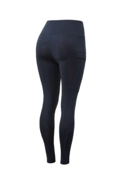 Horze Damen Vollbesatzreitleggings Mit Mesh-Beinabschlüssen -Reitbekleidung Verkaufsgeschäft 36910 db 01